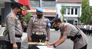 Polres Ponorogo Gelar Sertijab Kasat Dan Kapolsek