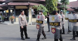 Sat Samapta Polres Ponorogo Gelar Latihan Dalmas