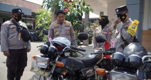 Kapolres Ponorogo Pimpin Pengecekan Ranmor Dinas Bhabinkamtibmas