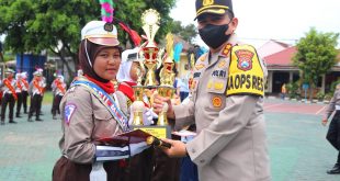 Lomba Polisi Cilik Semarakkan HUT Lalu Lintas ke 67 di Polres Magetan