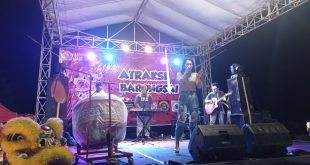 Peringati HUT ke 62, Karang Taruna Bhakti Gelar Pertunjukan Musik dan Barongsai