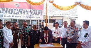 Bupati Ngawi Resmikan Balai Wartawan Tepat di Hari Pahlawan