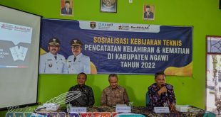 Disdukcapil Ngawi Sosialisasikan GISA, Fokus Pada Kebijakan Teknis Pencatatan Kelahiran dan Kematian