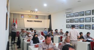 Polres Ponorogo Gelar Bimbingan Teknis Kepada Operator Media Sosial