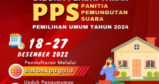 KPU Ngawi Buka Pendaftaran PPS