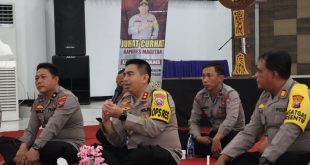 Kapolres Magetan Ajak Warga Ciptakan Kamtibmas Kondusif Dalam Jumat Curhat