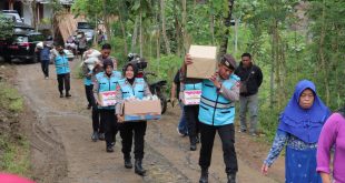 Polres Ponorogo Lakukan Trauma Healing dan Baksos Di Lokasi Tanah Retak Desa Tumpuk Sawoo