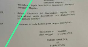 Dikabarkan Dicopot, Lurah Kediren Ternyata Mengundurkan Diri