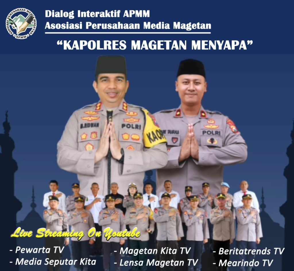 Live Streaming – Kapolres Magetan Menyapa bersama Asosiasi Perusahaan Media Magetan