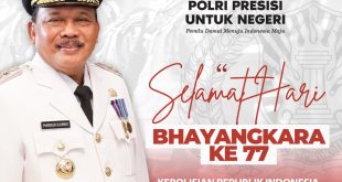 Bupati Nganjuk Mengucapkan Selamat Hari Bhayangkara Ke-77