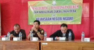 Cegah Penyalahgunaan DD, Kejari Ngawi Gelar Penyuluhan Hukum dan Sosialisasi Jaksa Jaga Desa