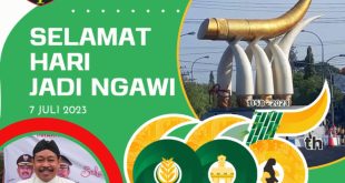 Kepala Badan Keuangan Kabupaten Ngawi Mengucapkan Selamat Hari Jadi Kabupaten Ngawi Ke-665