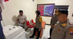 Waka Polres Ponorogo Kunjungi Mapolsek Sooko Dalam Rangka Supervisi