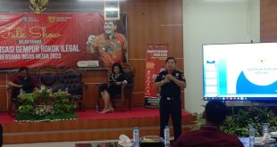 Talk Show Gempur Rokok Ilegal Tahun 2023, Pemkab Nganjuk Bersama Awak Media