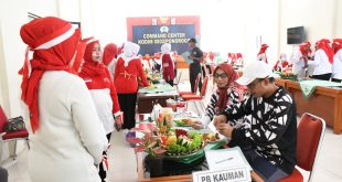 Lomba Tumpeng Persit, Semarakkan HUT ke 78 Kemerdekaan RI Kodim Ponorogo