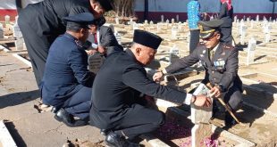 Peringatan HUT RI Ke 78 Kodim Ponorogo Gelar Upacara Ziarah Nasional Ke TMP Wira Patria Paranti