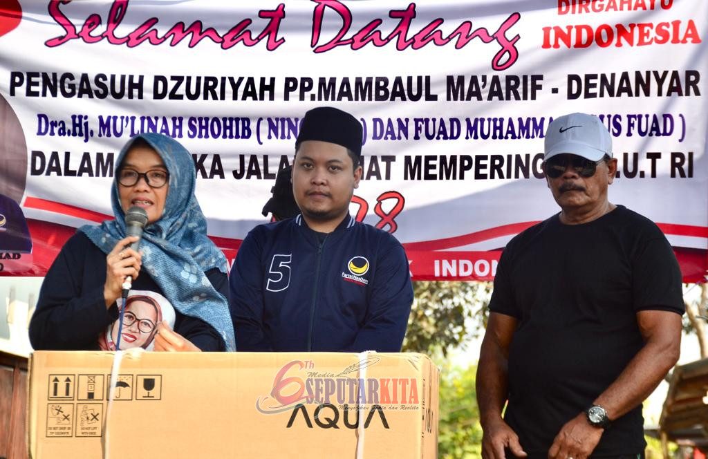 Jalan Sehat Gang Ruwet Bersama Neng Lina, Semarak HUT RI Ke-78