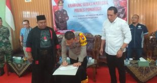 Kapolres Ponorogo Launching Kampung Bebas Narkoba di Desa Joresan