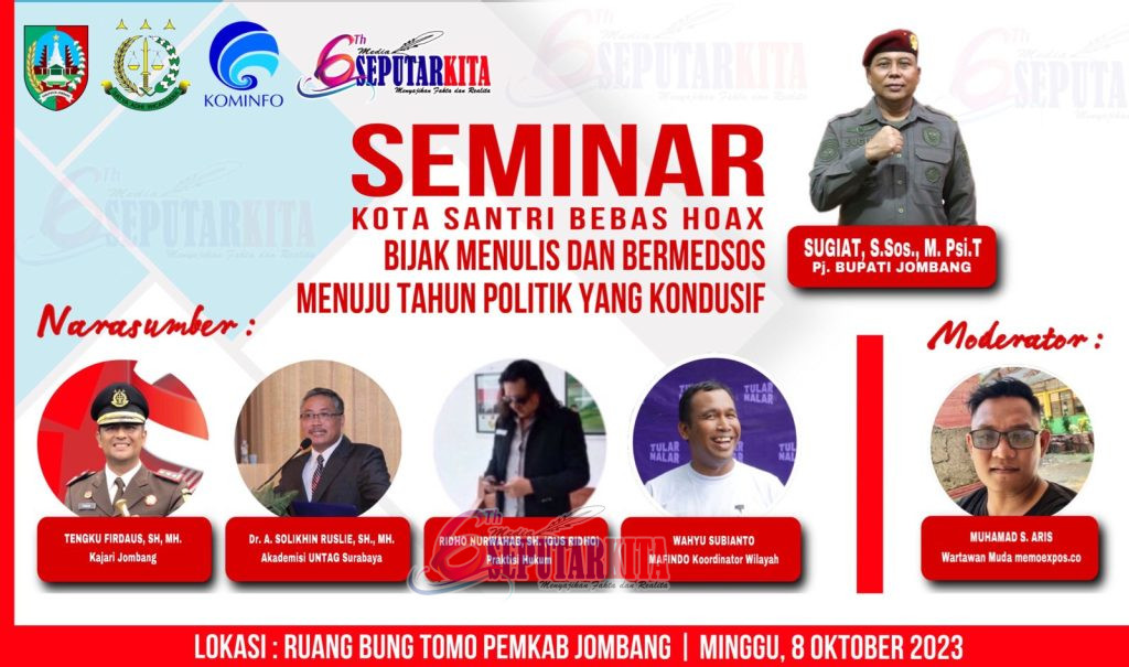 Live Streaming, Seminar Kota Santri Bebas Hoax