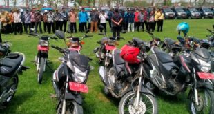 Apel Kendaraan Dinas Kades dan Sekdes Se Kecamatan Sugio