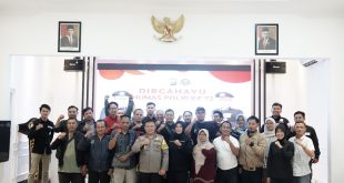 Humas Polres Ponorogo Peringati HUT Humas Polri Ke-72 Bersama Awak Media