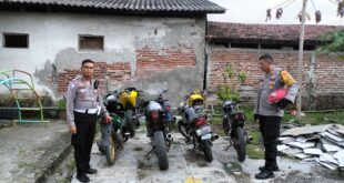 Kapolsek Menganti Bersama Anggota Lakukan Patroli Rutin