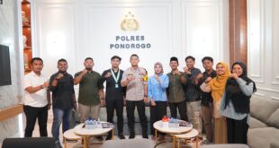 Cooling System, Kapolres Ponorogo Silaturahmi dengan PC PMII Pasca Pemilu 2024