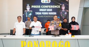 Polres Ponorogo Bongkar Sindikat Pengedar Narkoba