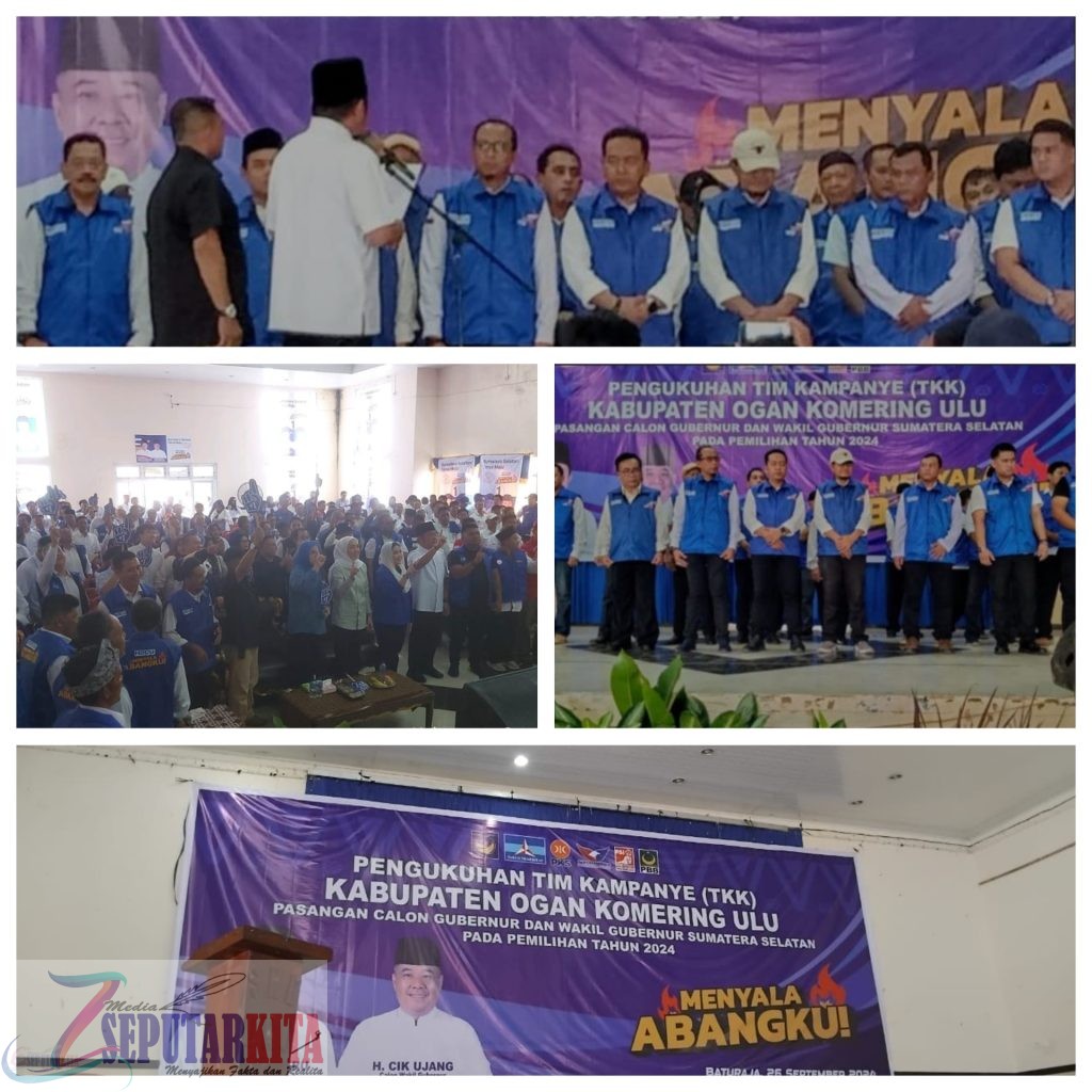 Pengukuhan Tim Kampanye (TKK) Kabupaten OKU Pasangan Cagub dan Cawagup Sum-Sel pada pemilihan 2014