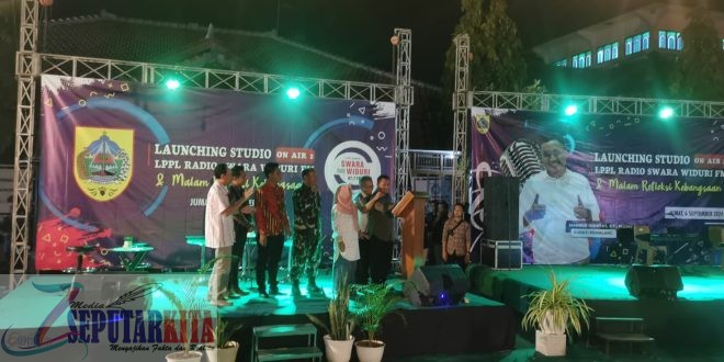 Bupati Pemalang Luncurkan Studio On Air 2 LPPL Radio Swara Widuri 87,7 FM