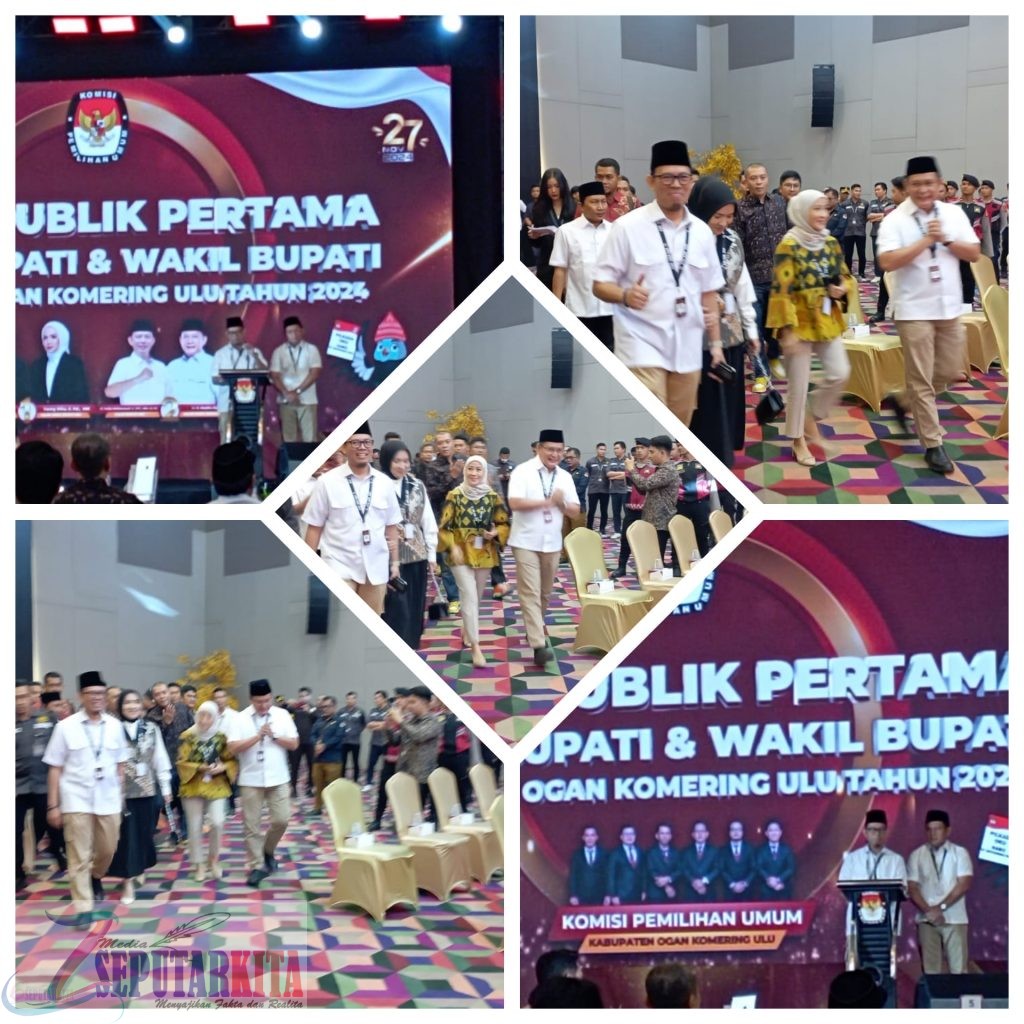 Paslon “Bertaji” Sampaikan Visi Misi Secara Lugas dan Tepat Waktu Diacara Debat Segmen Pertama di BallRoom Zuri Palembang