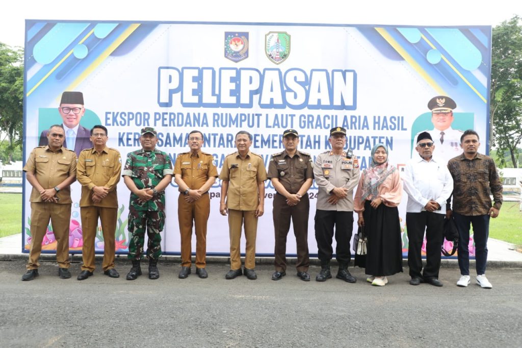 Gandeng PT Jeeva Bumi Nusantara, Pemkab Sampang Ekspor Perdana Rumput Laut Gracilaria