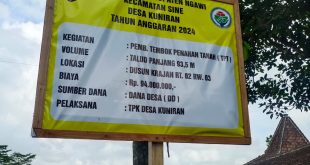 Pemdes Kuniran Komitmen Tingkatkan Infrastruktur Desa