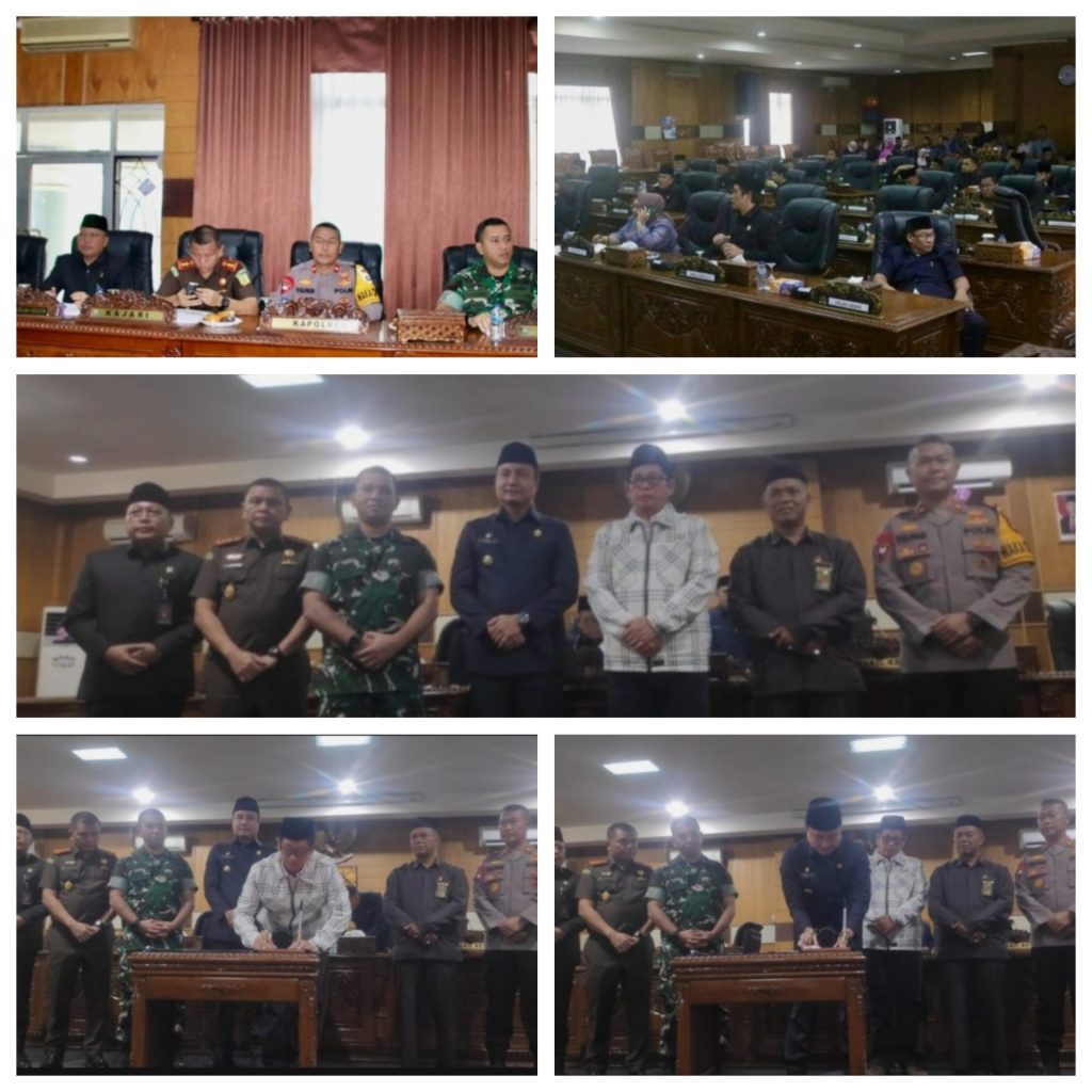 Rapat Paripurna XI DPRD KAB OKU bahas pendapat akhir fraksi-fraksi, kesimpulan DPRD Kabupaten OKU, serta pembacaan dan penandatanganan keputusan bersama.