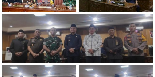 Rapat Paripurna XI DPRD KAB OKU bahas pendapat akhir fraksi-fraksi, kesimpulan DPRD Kabupaten OKU, serta pembacaan dan penandatanganan keputusan bersama.