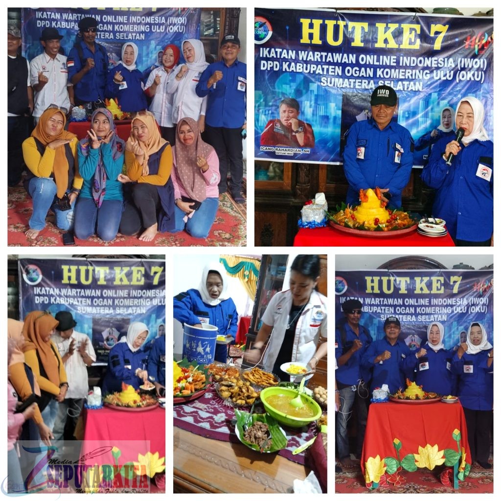 DPD IWO Indonesia Kabupaten OKU Rayakan  Peringatan Hari Jadi IWO Indonesia ke-7 dan Hari Pers Nasional (HPN) 2025