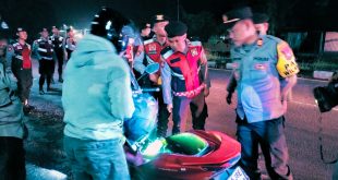 Polres Nganjuk Gelar Patroli SREG, Antisipasi Balap Liar dan Kejahatan Jalanan