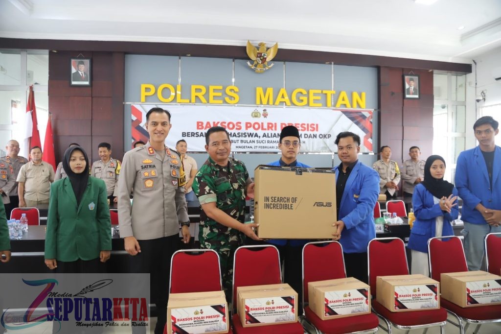 Bersinergi Bersama Aliansi Mahasiswa, Polres Magetan Gelar Baksos Polri Presisi