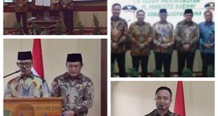 Pemerintah Kab.Oku Gelar Acara Serah Terima Jabatan PJ.Bupati Oku Kepada Bupati dan Wakil Bupati Terpilih Di Ruang Abdi Praja Pemkab Oku