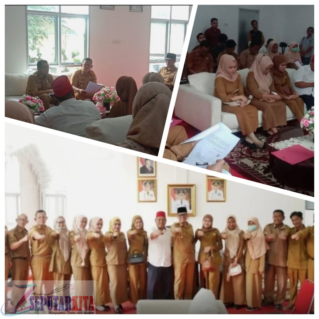 Bupati OKU Teddy Meilwansyah Terima Audiensi Perwakilan PPPK Formasi 2024 Terkait Pelantikan Bertempat di Ruang Kerja Bupati