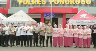 Polres Ponorogo Gelar Bazar Murah Ramadhan Bagi Masyarakat