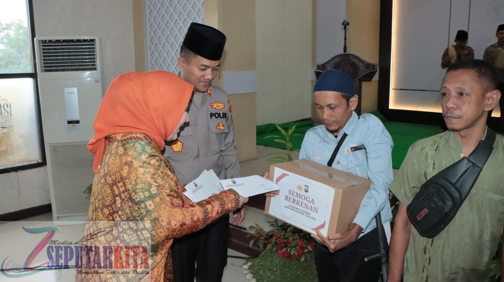 Maknai Ramadhan, Polres Nganjuk Gelar Silaturahmi Kamtibmas dan Santunan Yatim Piatu