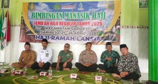Kapolsek Sarirejo Hadiri Pembukaan Bimbingan Manasik Haji 1446 H/2025