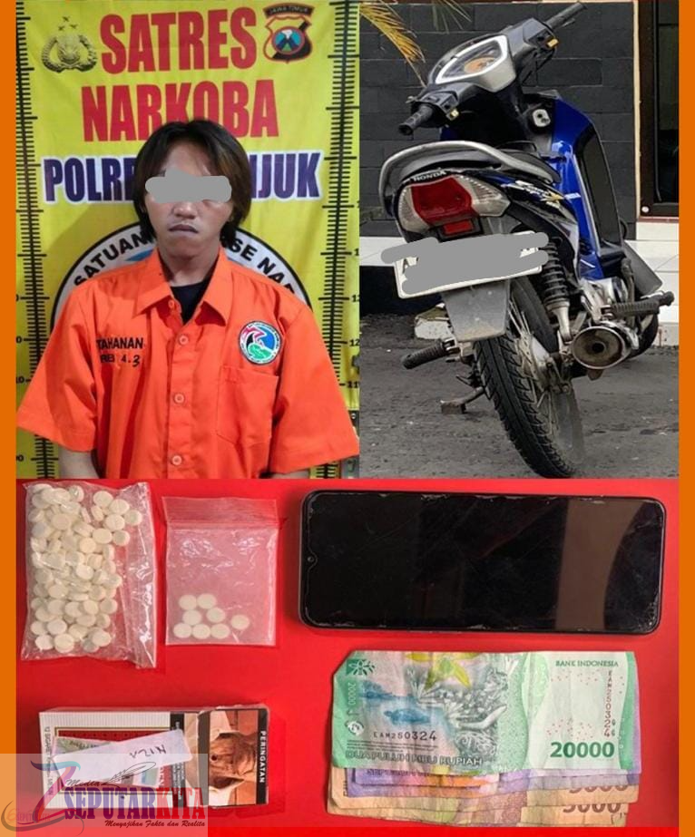 Polres Nganjuk Ungkap Peredaran Pil Dobel L, Satu Tersangka Diamankan