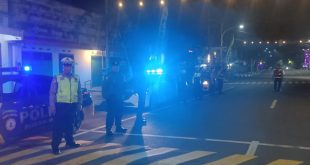Patroli Blue Light, Polres Nganjuk Jaga Keamanan Jelang Long Weekend