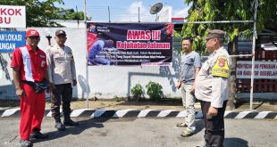 Tegas Lawan Premanisme, Polres Nganjuk Gencarkan Imbauan Lewat Banner di Titik Rawan