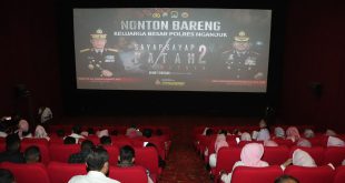 Nonton Bareng “Sayap-Sayap Patah 2”, Kapolres Nganjuk: Seragam Polisi Menyimpan Cerita Pengorbanan