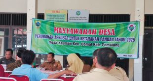 Desa Kauman Tetapkan Anggaran Ketahanan Pangan 2025 Sebesar Rp 238 Juta Lewat Musdes