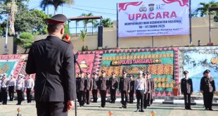 Polres Tanggamus Gelar Upacara Peringatan Hari Kebangkitan Nasional ke-117 Tahun 2025 dan Tabur Bunga