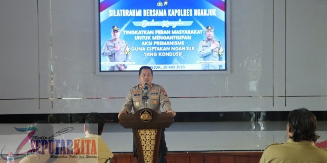 Silaturahmi Kapolres Nganjuk dan AKD, Perkuat Sinergi Tangkal Premanisme di Desa